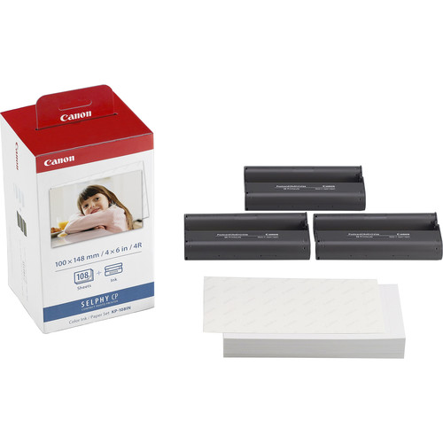 Canon KP-108IN Color Ink and Paper Set