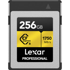 Lexar 128GB Professional CFexpress Type B Card GOLD Series