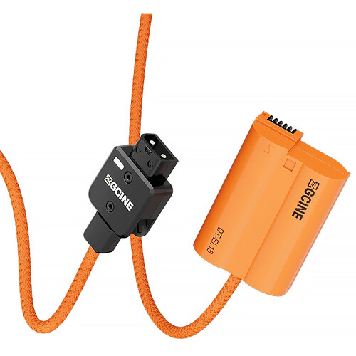 ZGCINE D-Tap to Nikon EN-EL15 Dummy Battery with Braided Power Cable (23.6")