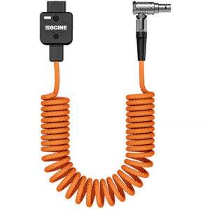 ZGCINE DT-LM D-Tap to 2-Pin LEMO Coiled Power Cable (23.6")